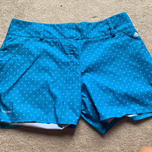 Blue Adidas ClimaCool Size 8 Golf Shorts